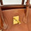 Thumbnail: HERMES Vintage Birkin 35 Marron Chestnut Brown Fjord Leather GHW