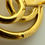 Thumbnail: CHANEL 93P Vintage Gold CC Logo Pendant Chain Belt
