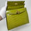 Thumbnail: HERMES Kelly 25 Sellier "Vert Anis" Green Shiny Mississippiensis Alligator GHW