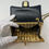 Thumbnail: CHANEL 2023 Cruise Runway Black Lambskin & Gold Metal Woven Mini Bag