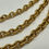 Thumbnail: CHANEL Vintage Gold Triple Chain Logo CC Belt
