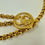 Thumbnail: CHANEL 93P Vintage Gold CC Logo Pendant Chain Belt