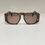 Thumbnail: CHANEL Vintage 80s Brown Tortoise Quilted Gold Logo CC Sunglasses
