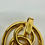 Thumbnail: CHANEL 93P Vintage Gold CC Logo Pendant Chain Belt