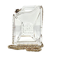 CHANEL Dubai By Night Clear Plexiglass Jerry Can Gas Tank Minaudiere Bag