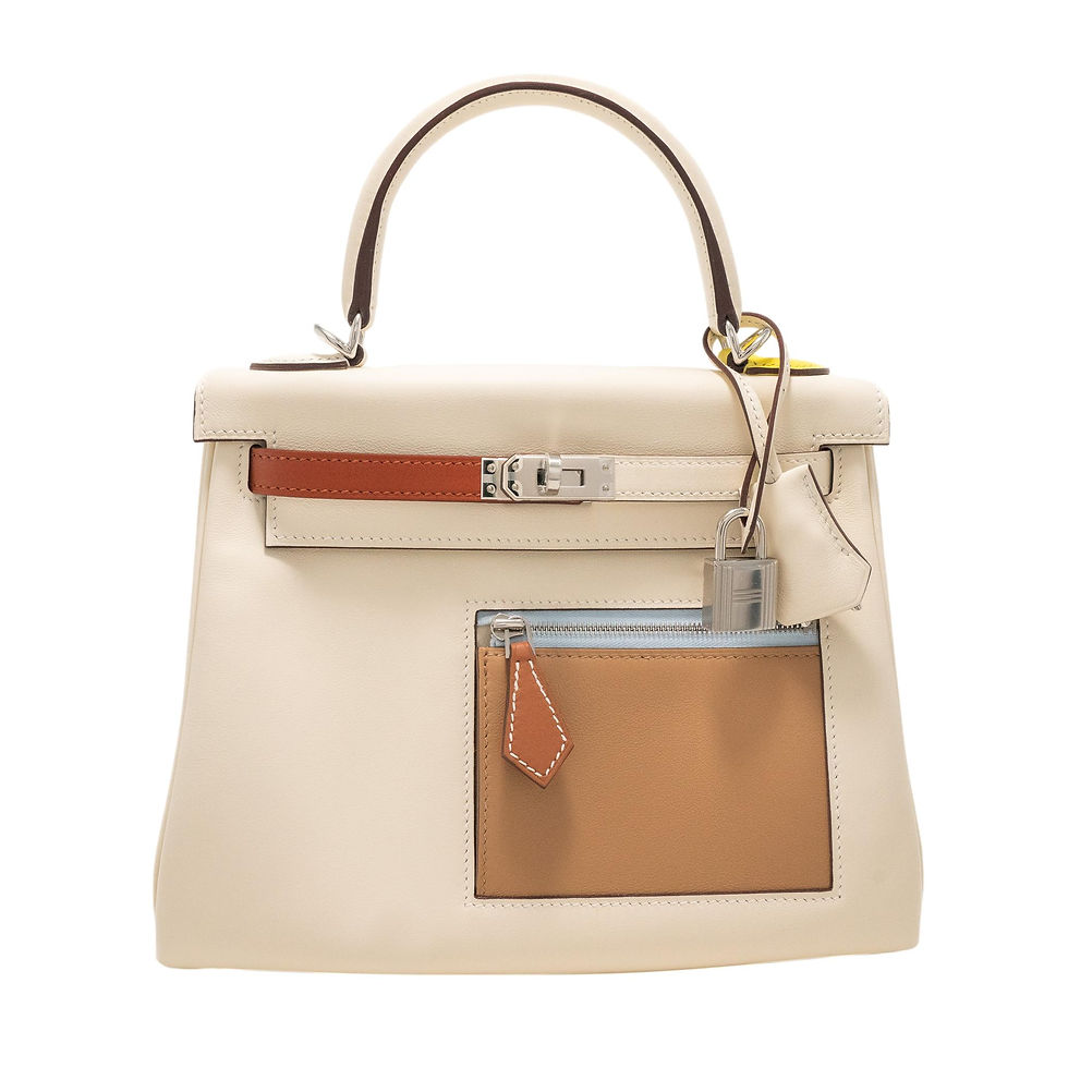 Hermes Kelly 25 Retourne Colormatic Nata