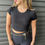 Thumbnail: CHANEL Vintage Gold-Plated Chain Logo CC Crystal Necklace Belt