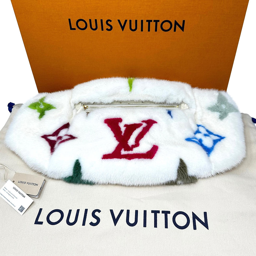 LOUIS VUITTON Murakami Mink Bumbag