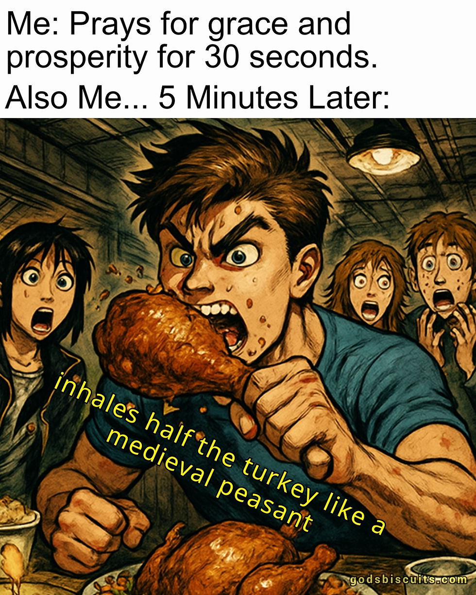 MEME: Thanksgiving Horror; Feast Mode Engaged