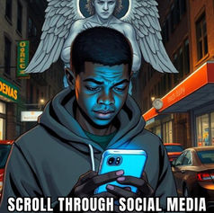 MEME: Doomscrolling Disappointment; Angels Are Watching