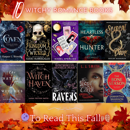 10 YA and New Adult Romance Book Recommendations Featuring Witches to Read This Fall