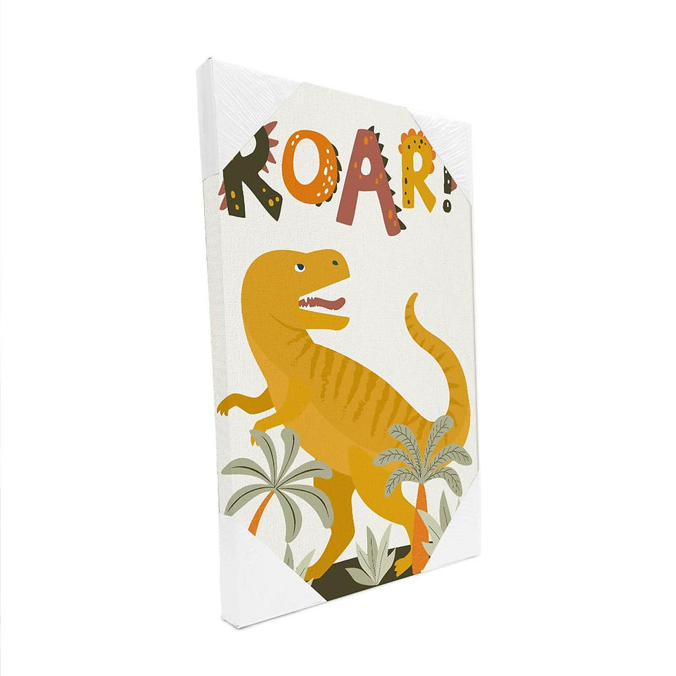 Miniature : Toile dinosaure "roar"