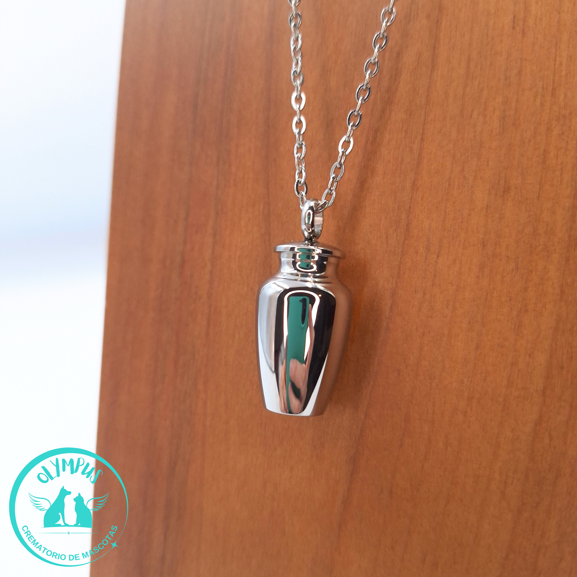 Relicario urna plata