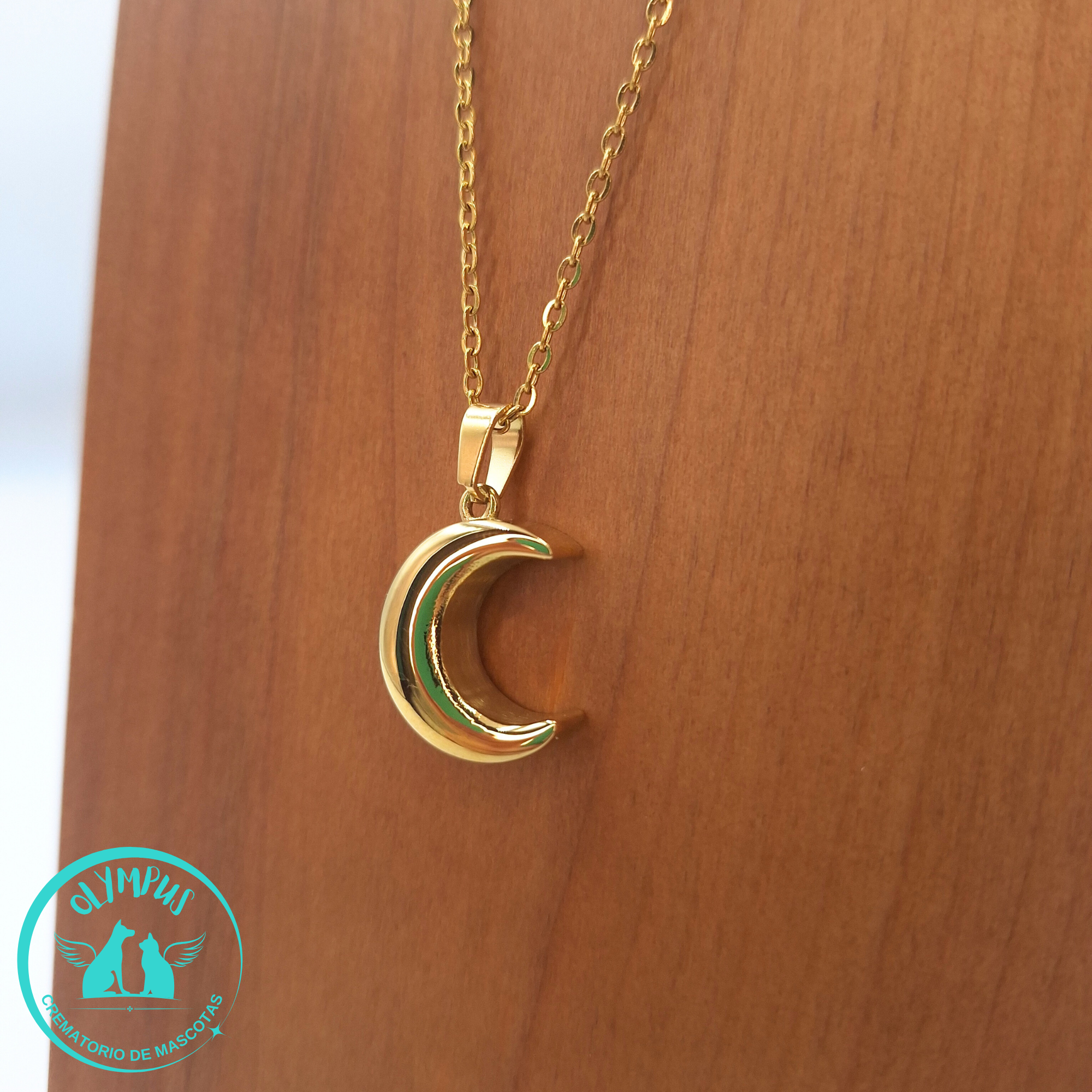 Relicario luna dorada