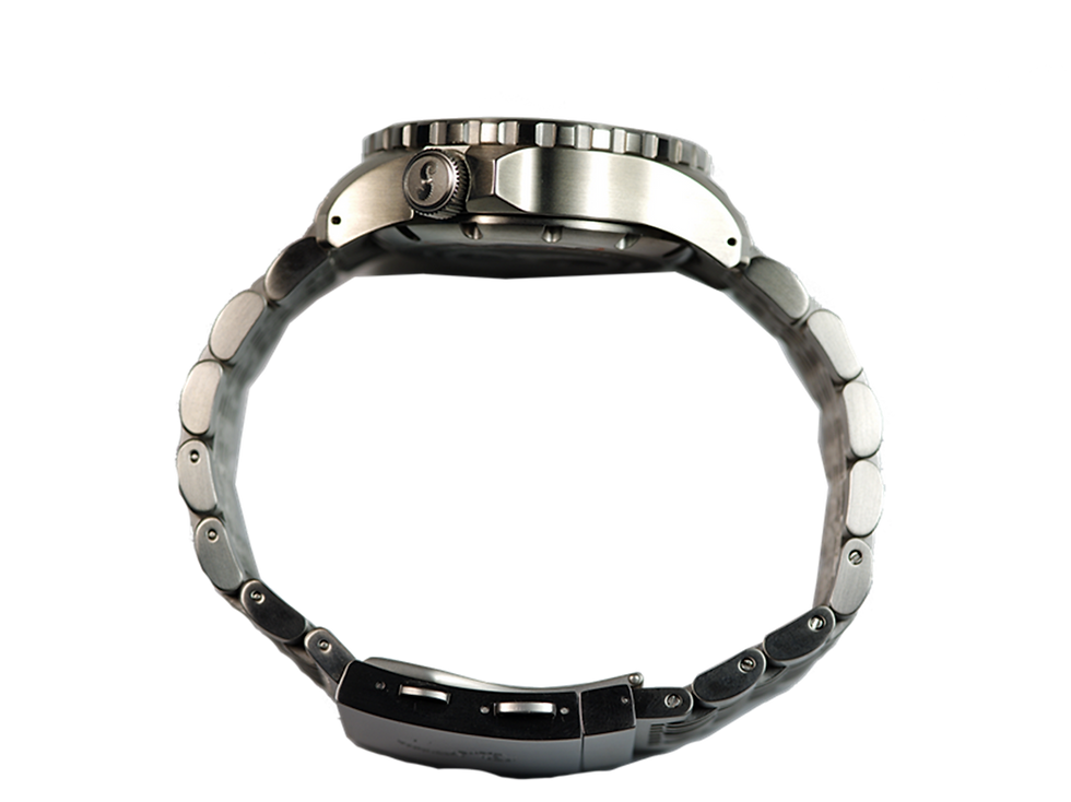 Thumbnail: Pantor Seahorse diver watches for men with steel bracelet