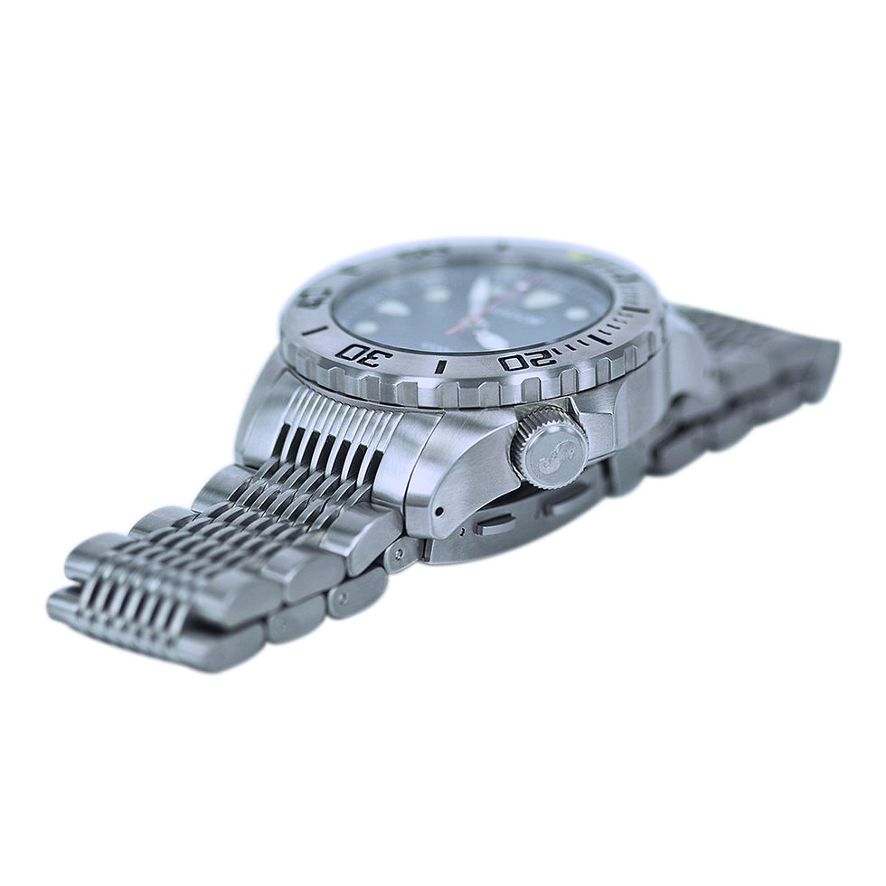 Thumbnail: Pantor Seahorse diver watches-1000m/3300ft best dive watches with steel bezel