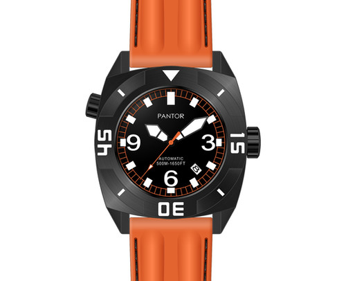Pantor Seal 2025 C diver watches 500m dive watch with orange