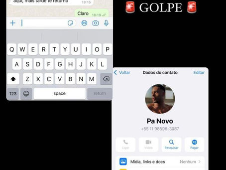 Pedro Scooby recebe mensagem de Golpista se passando por Paulo André!