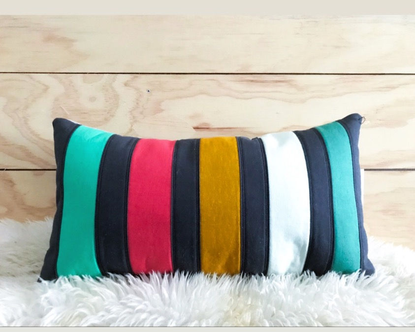 Dark Stripe Pillow