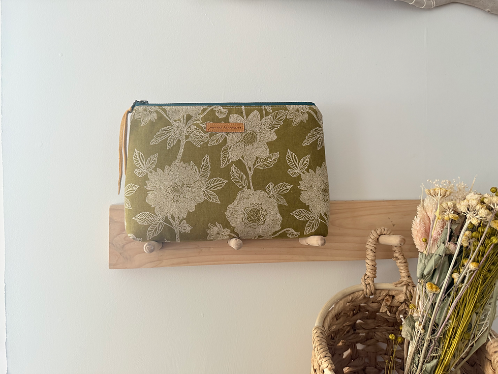 Thumbnail: Green Floral Clutch