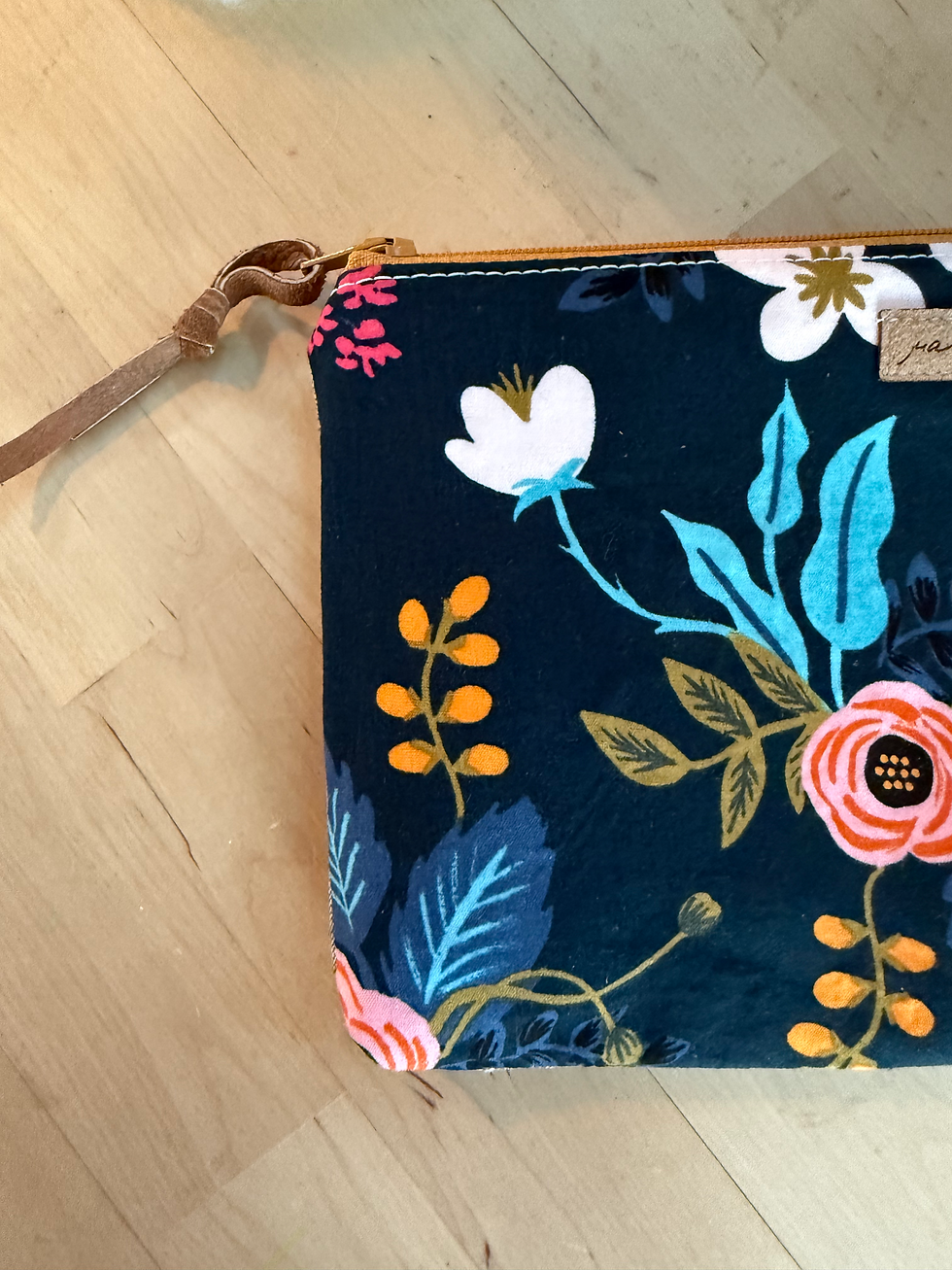 Rifle Paper Floral Oil Bag