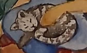 Sovande katt