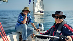 Sonars put to sea for a Wednesday evening RDYC race