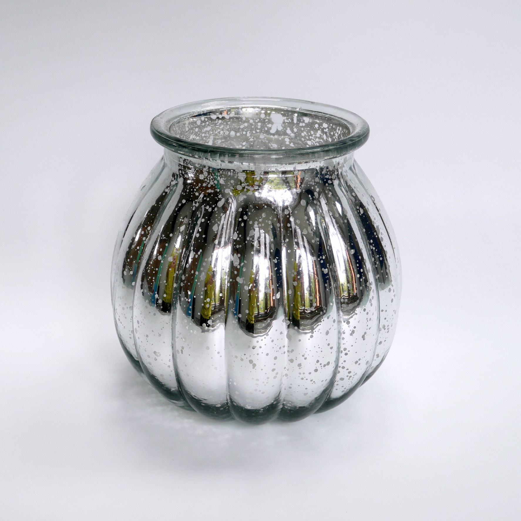 Glaswindlicht, gemustert, Vintage,Silber