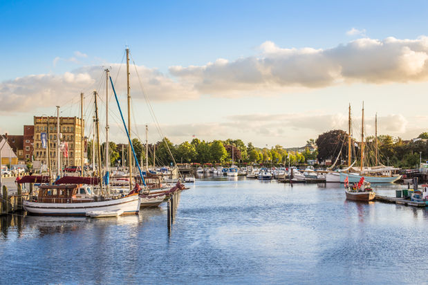 Eckernförde Boote Anleger Steg
