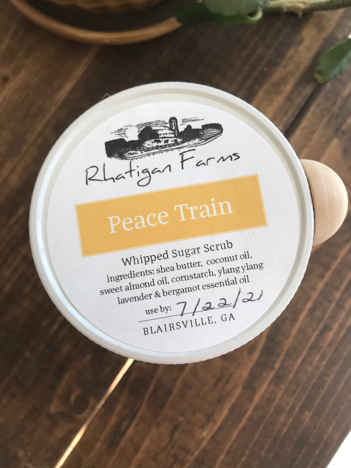 Peace Train Whipped Sugar Scrub 10oz