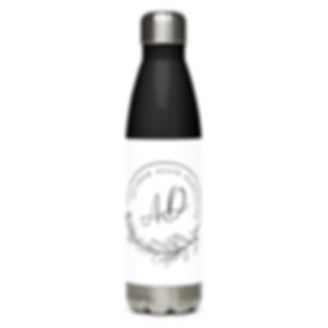Author Allie Dakessian Stainless steel water bottle