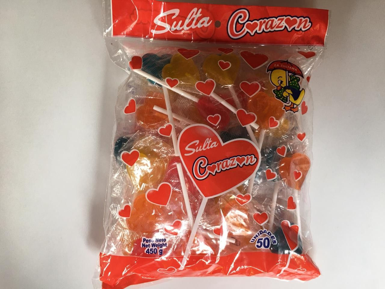 Paleta de corazon