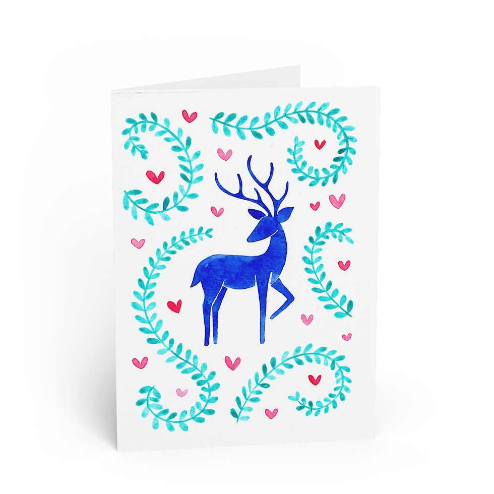 Deer - Greeting Card