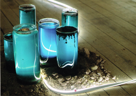 Artificial Cells, Biomaterial and sound installation, 2019