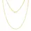 Miniatura: Corrente Groumet Ouro Amarelo 40 cm