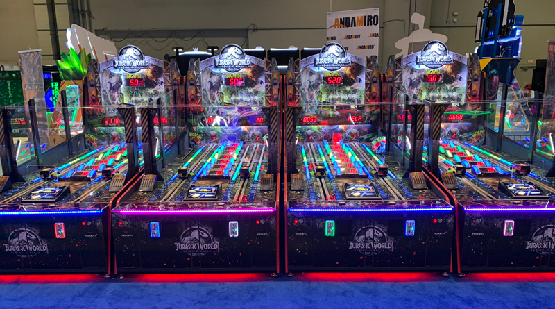 Andamiro's JWFK array at IAAPA Expo.