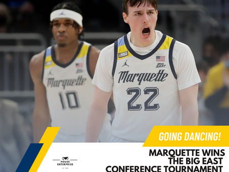 House of College Hoops Alert: Marquette wins the Big East Conference Tournament!