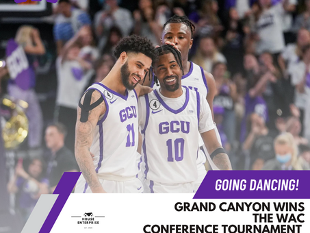 House of College Hoops Alert: Grand Canyon wins the WAC Tournament!