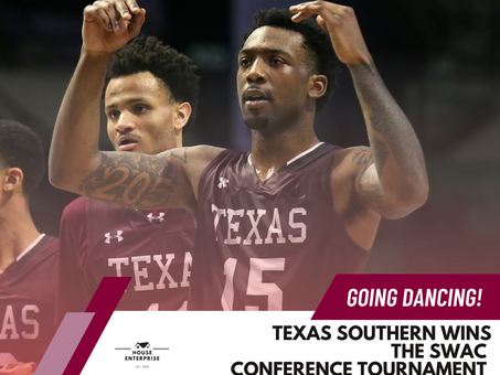 House of College Hoops Alert: Texas Southern wins the SWAC Tournament!