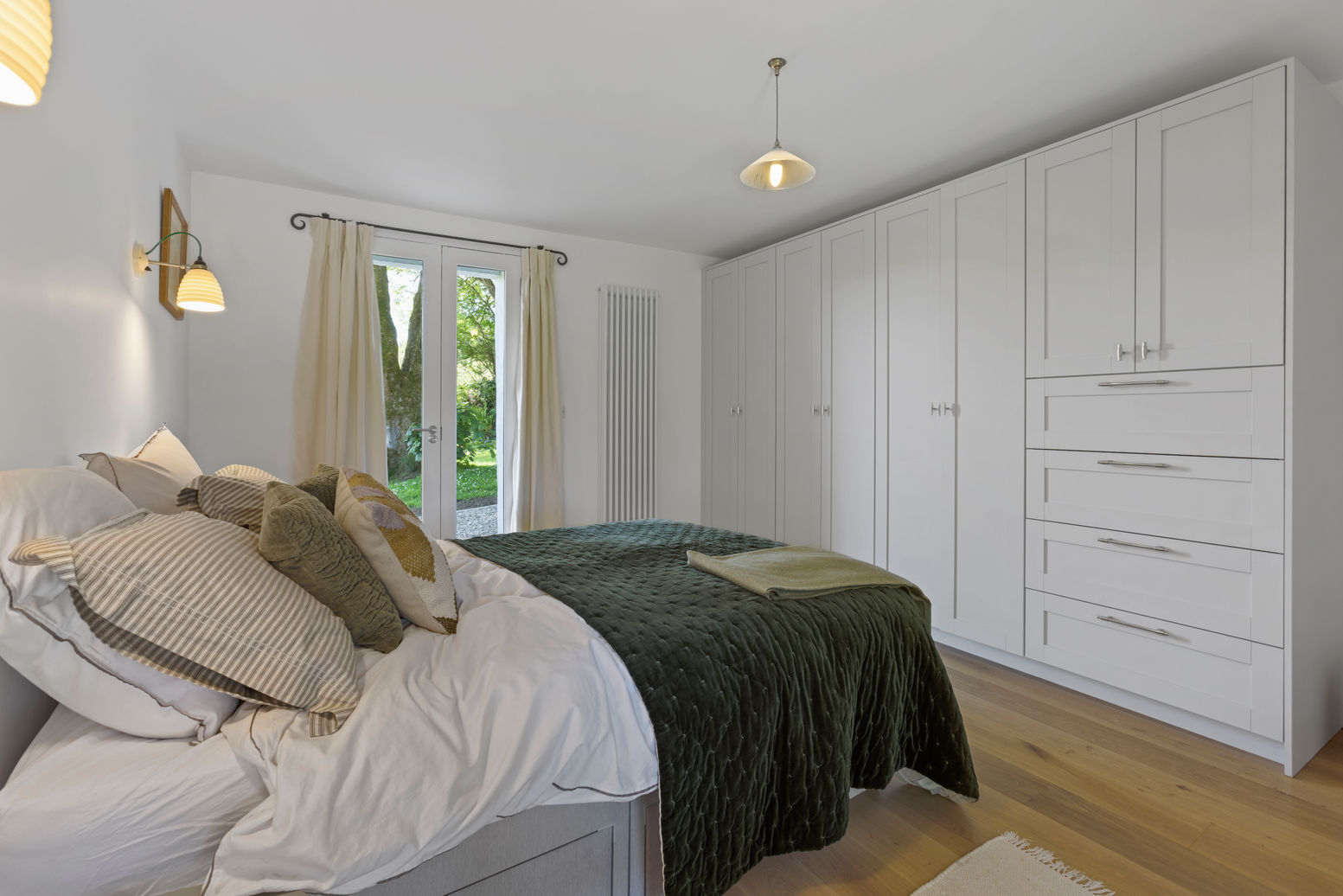 Recent bedroom upgrades completed by AMD Homes Ltd during a home renovation project