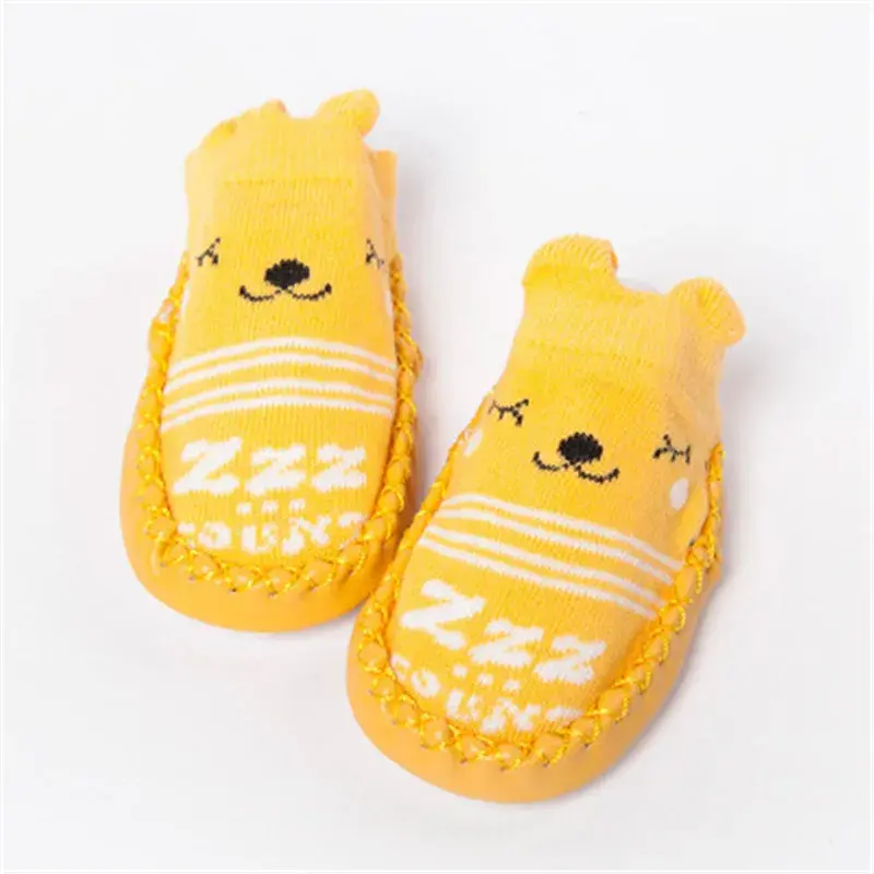 Pikkukuva: MUPLY calcetines de suelo, suela de cuero, antideslizantes, unisex.