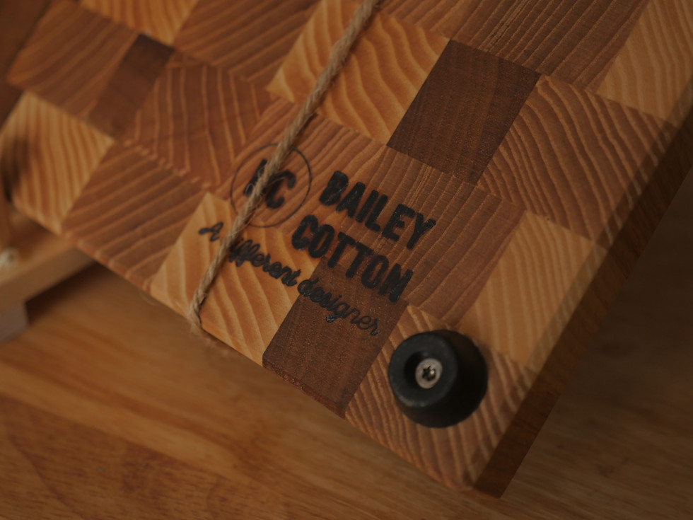Thumbnail: End Grain Chopping Board (Ash & Walnut)[1]