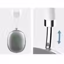 Miniatura: Fones De Ouvido P9 Bluetooth 5.0 Stereo Sem Fio Com Microfone HD headset estéreo