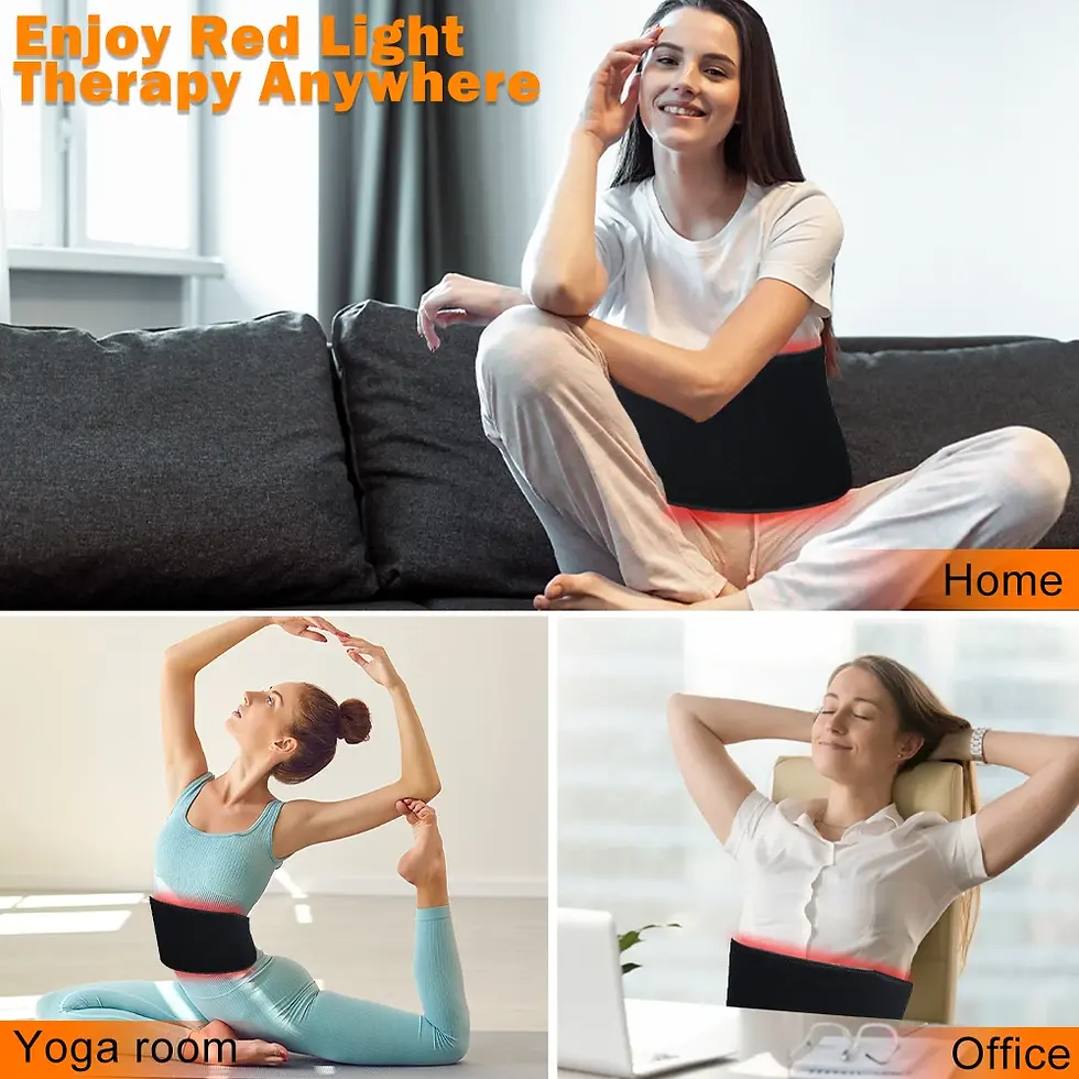 Thumbnail: Waist LED Therapy Belt 660 850nm Red Light Handheld for Body Home Use