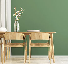 Houten eettafel