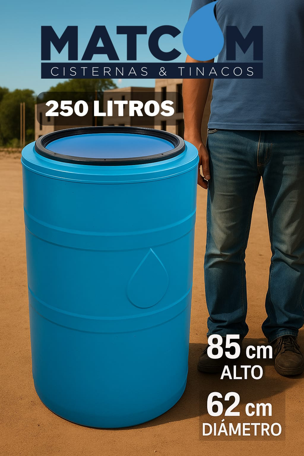 TAMBO TRICAPA  250 LTS