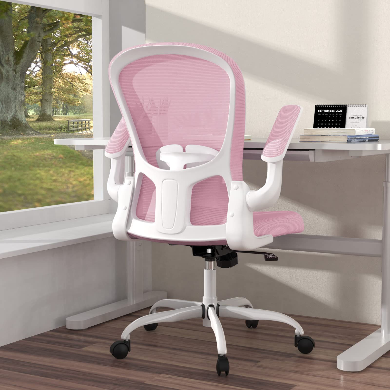 Ergonomic Office Chair Comfort Swivel Home Office Task Chair Breathable Mesh Des
