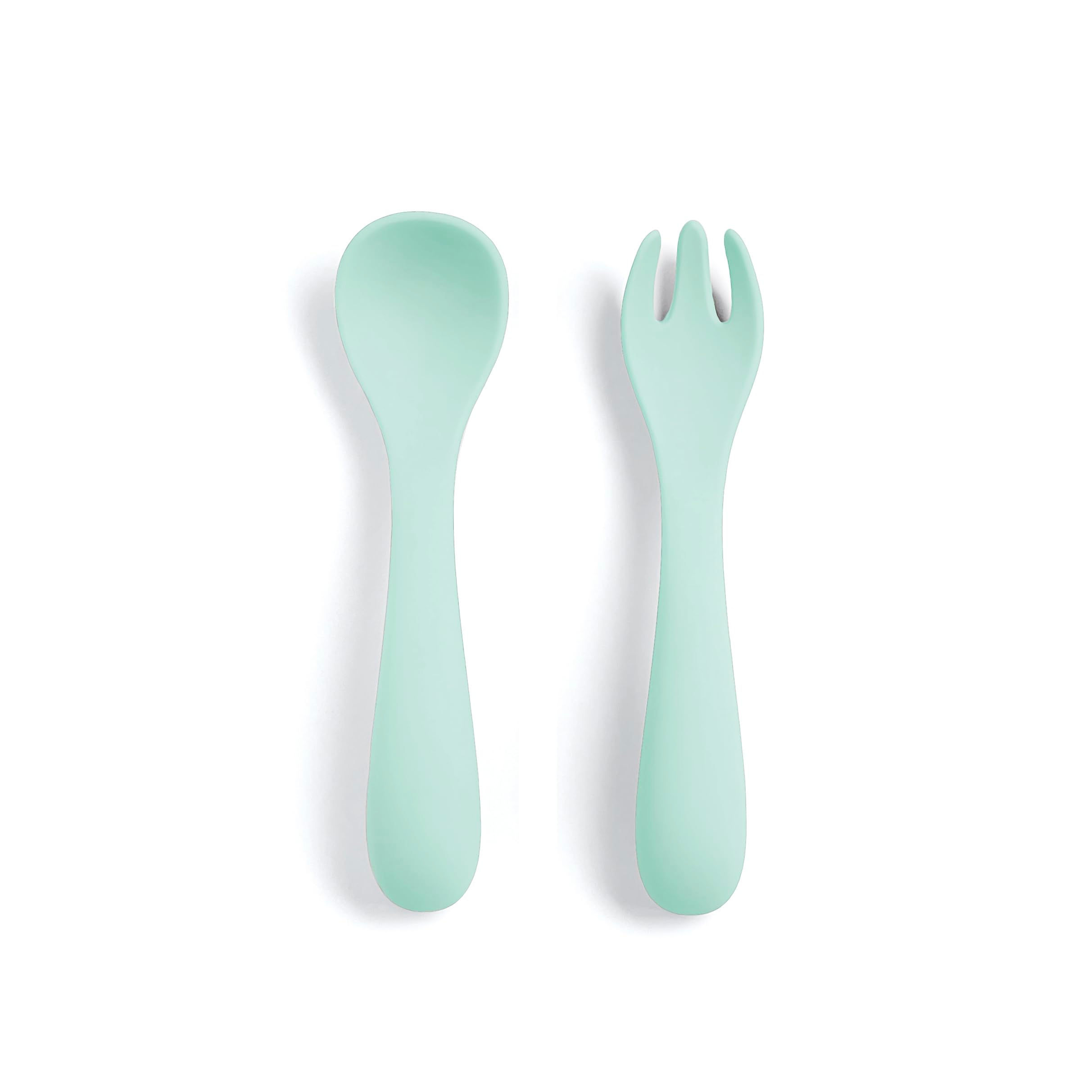 BESO VIDA Baby Utensils Set - Safe and Easy-to-Use Baby Spoons and Forks for 6-1
