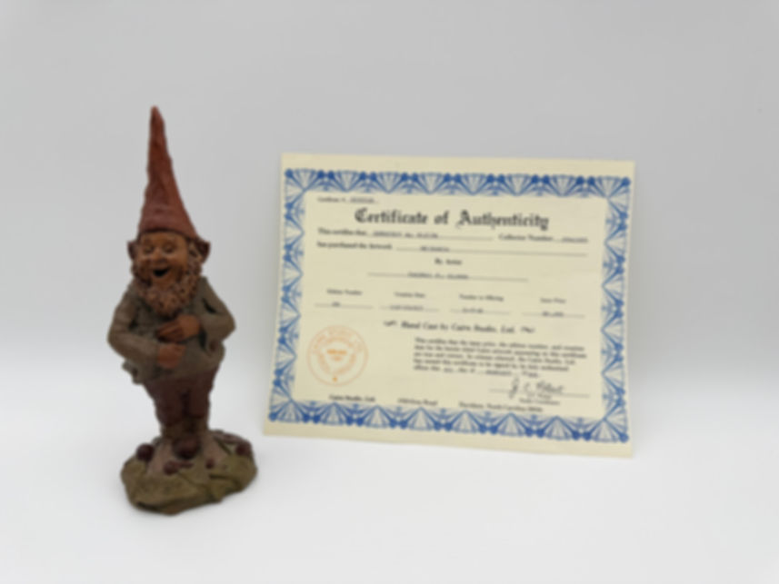 1983 Tom Clark Gnome "Meshach" Figurine Ed. 09 | Low Number Woodland Folk Art