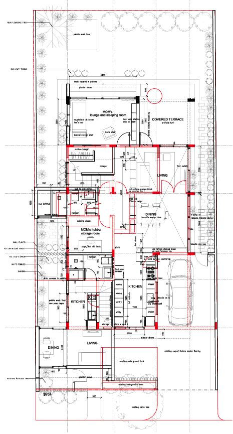 2013 - keep existing columns and just reno with small unit in front